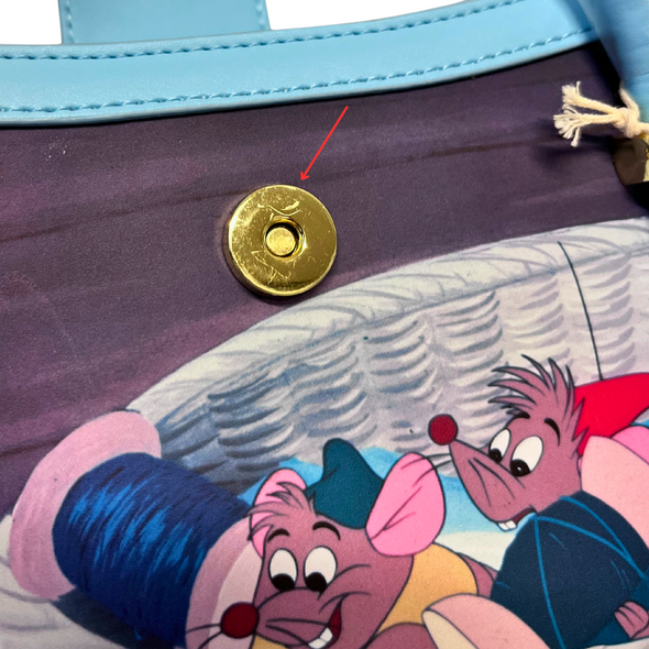 Loungefly Disney Cinderella Scenes Crossbody DEFECTIVE #638
