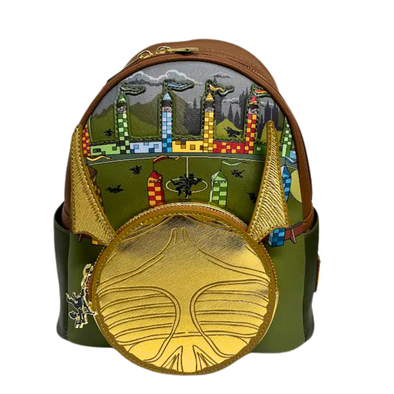 Loungefly Harry Potter Golden Snitch Mini Backpack with Moveable Wings DEFECTIVE #403