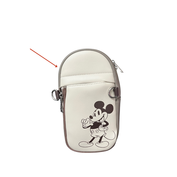 Loungefly Disney Mickey Mouse Water Bottle Sling Bag DEFECTIVE #604
