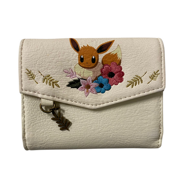 Loungefly Pokemon Eeveelutions Floral Trifold Wallet DEFECTIVE #61