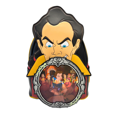 Loungefly Disney Villains Scene Lenticular Gaston Mini Backpack DEFECTIVE #92