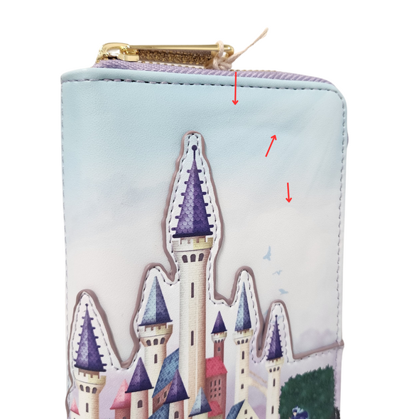 Loungefly Disney Princess Castle Sleeping Beauty Wallet DEFECTIVES