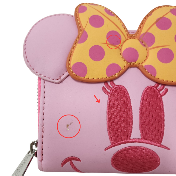Loungefly Disney Ghost Minnie Glow-in-the-Dark Wallet DEFECTIVES