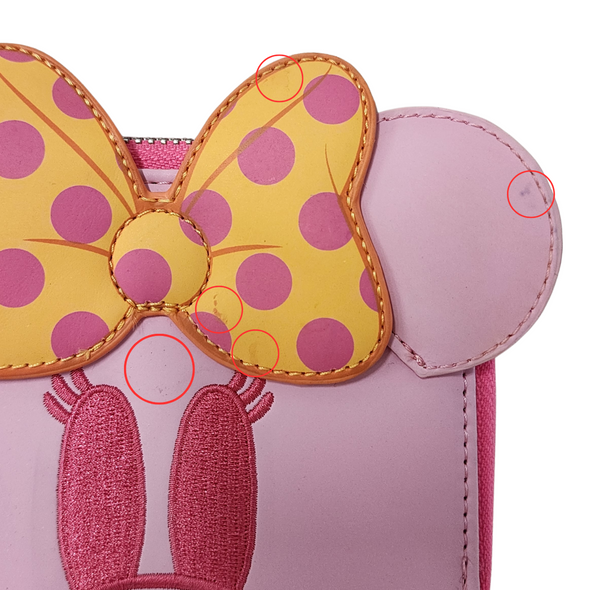 Loungefly Disney Ghost Minnie Glow-in-the-Dark Wallet DEFECTIVES
