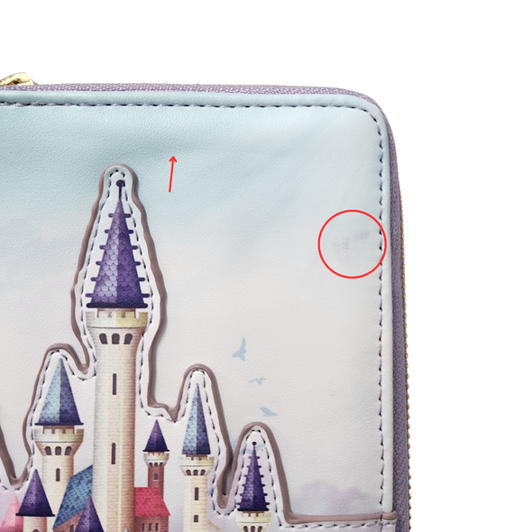 Loungefly Disney Princess Castle Sleeping Beauty Wallet DEFECTIVES