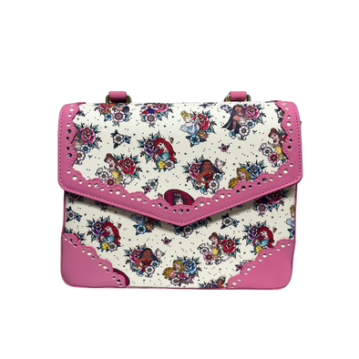 Loungefly Disney Princess Tattoo Crossbody DEFECTIVE #611