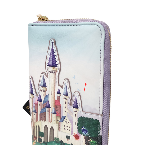 Loungefly Disney Princess Castle Sleeping Beauty Wallet DEFECTIVES