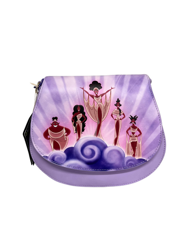Loungefly Disney Hercules Muses Clouds Crossbody DEFECTIVE #508