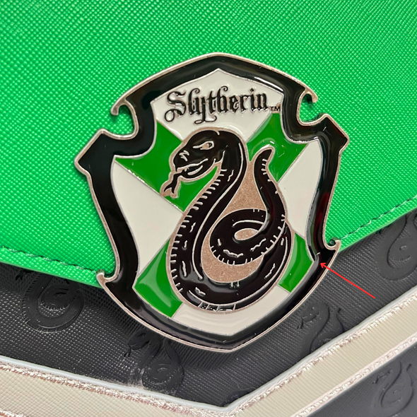 Loungefly Harry Potter Slytherin House Crossbody DEFECTIVE #207
