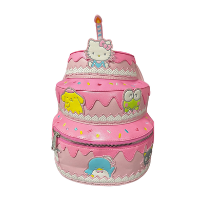 Loungefly Modern Pinup Exclusive Sanrio Hello Kitty Birthday Cake Mini Backpack DEFECTIVE #605