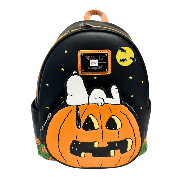 Loungefly Peanuts Snoopy Great Pumpkin Mini Backpack DEFECTIVE #270