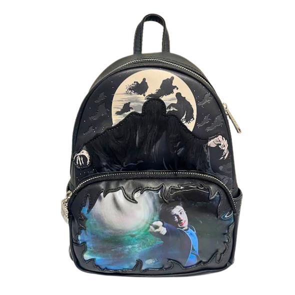Modern Pinup Exclusive Loungefly Harry Potter Dementor Attack Lenticular Glow Mini Backpack DEFECTIVE #241