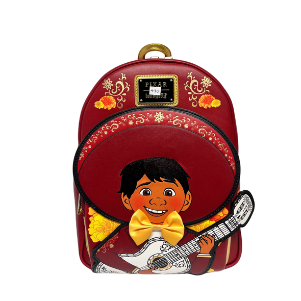 Loungefly Disney Pixar Coco Miguel Cosplay Mini Backpack DEFECTIVE #440