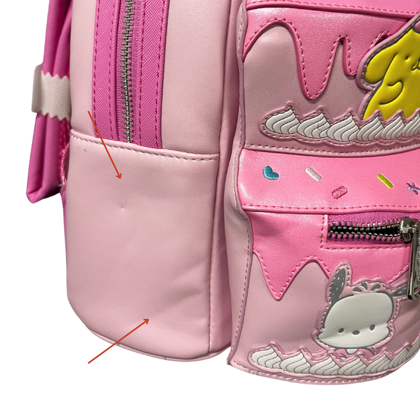 Loungefly Modern Pinup Exclusive Sanrio Hello Kitty Birthday Cake Mini Backpack DEFECTIVE #605