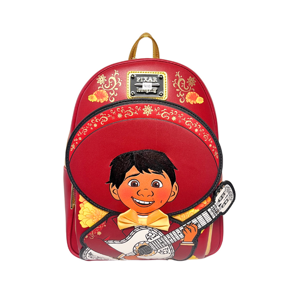 Loungefly Disney Pixar Coco Miguel Cosplay Mini Backpack DEFECTIVE #418
