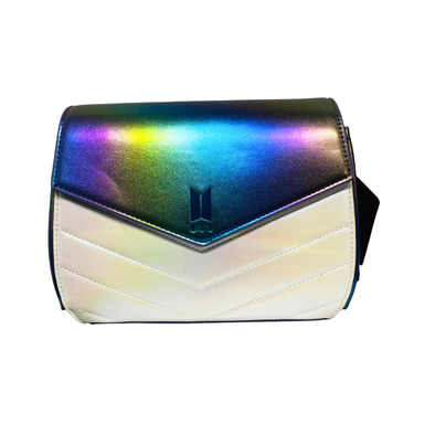 Loungefly BigHit BTS Rainbow Iridescent Crossbody DEFECTIVE #618