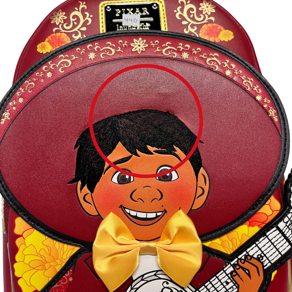 Loungefly Disney Pixar Coco Miguel Cosplay Mini Backpack DEFECTIVE #440