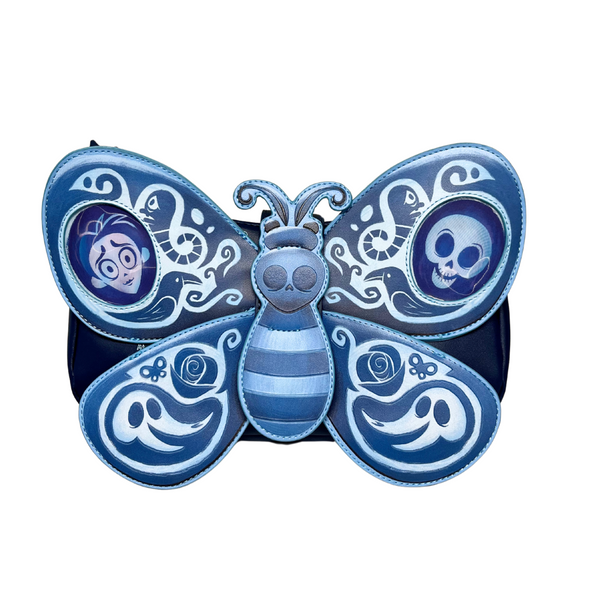 Loungefly Corpse Bride Lenticular Butterfly Crossbody DEFECTIVE #419