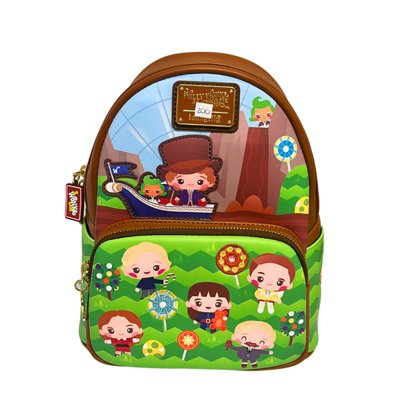 Loungefly WB Charlie and the Chocolate Factory 50th Anniversary Mini Backpack DEFECTIVE #200