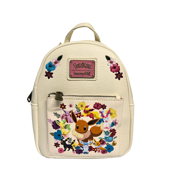 Loungefly Pokemon Eevee Floral Small Mini Backpack DEFECTIVES