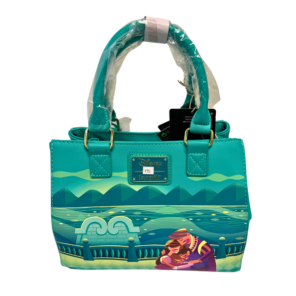 Loungefly Disney Tangled Glow Castle Crossbody DEFECTIVE #171