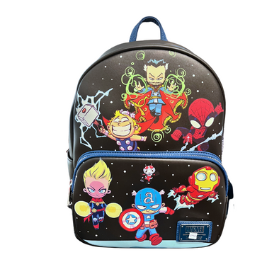 Loungefly Marvel Chibi Sy Midi Backpack DEFECTIVE #240