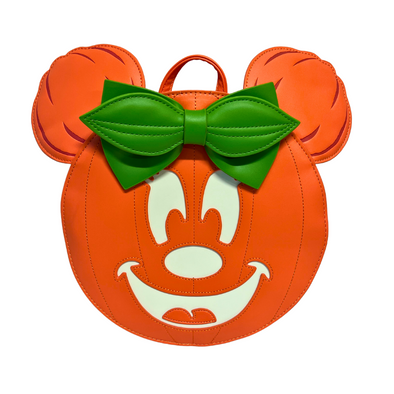 Loungefly Disney Minnie Mouse Glow Face Pumpkin Crossbody DEFECTIVE #750
