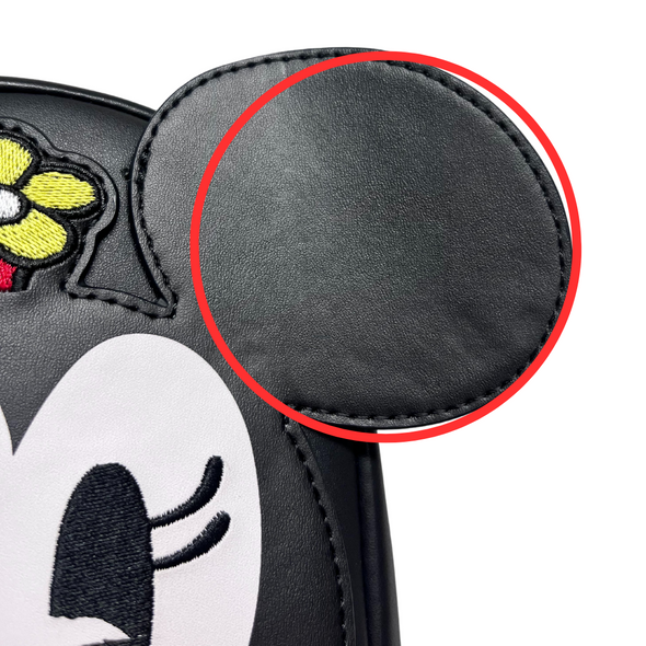 Loungefly Disney Minnie Mouse Picnic Blanket Cup Holder Crossbody Bag DEFECTIVE #44