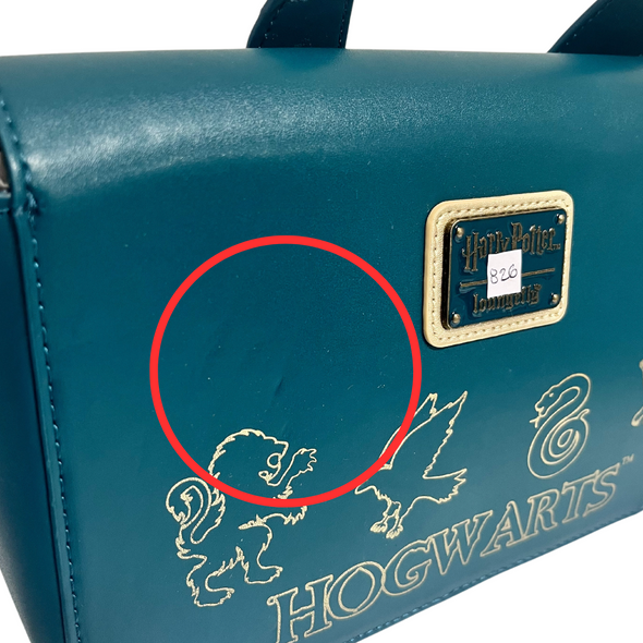 Loungefly Harry Potter Golden Hogwarts Crossbody DEFECTIVE #826