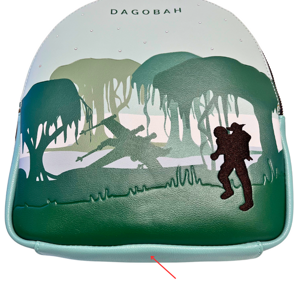 Loungefly Star Wars Lands Dagobah Mini Backpack DEFECTIVE #835