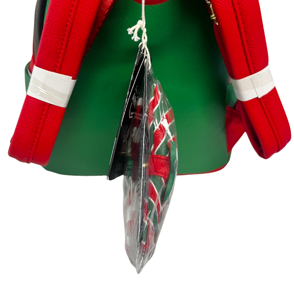 Loungefly Modern Pinup Exclusive Holiday Bows Mini Backpack DEFECTIVE #638