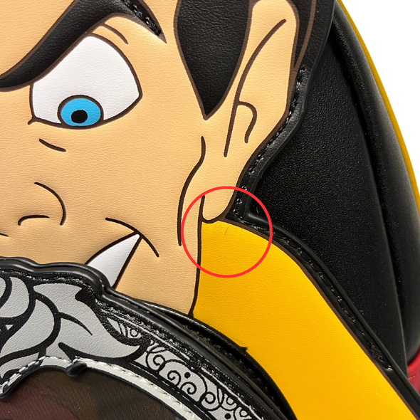 Loungefly Disney Villains Scene Lenticular Gaston Mini Backpack DEFECTIVE #92