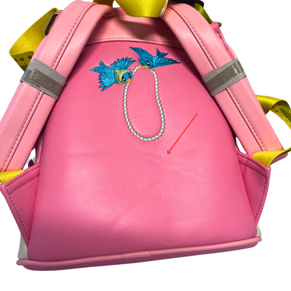 Loungefly Disney Cinderella Dress Making Mini Backpack DEFECTIVE #646