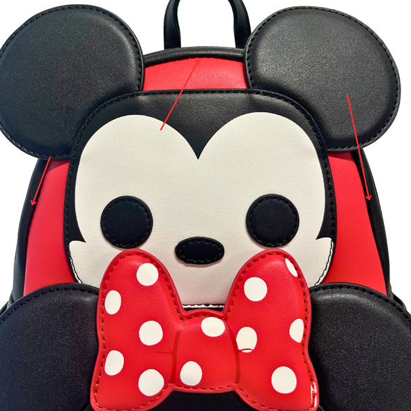 Loungefly Disney Mickey and Minnie POP Mini Backpack DEFECTIVES