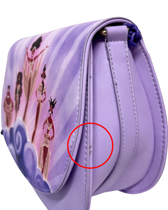 Loungefly Disney Hercules Muses Clouds Crossbody DEFECTIVE #508