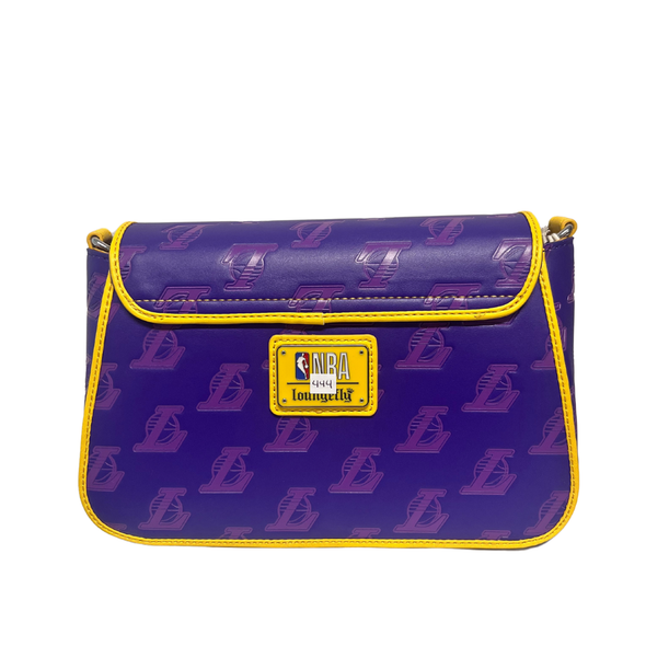 Loungefly NBA Lakers Patches Crossbody DEFECTIVE #444