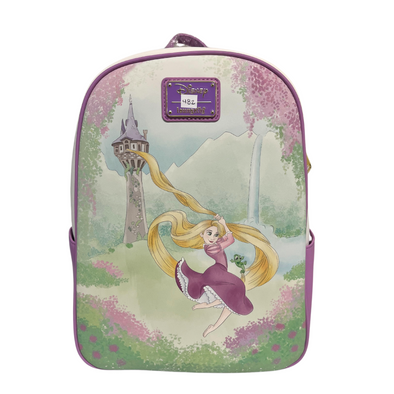 Modern Pinup Exclusive Loungefly Disney Rapunzel Mini Backpack DEFECTIVE #482