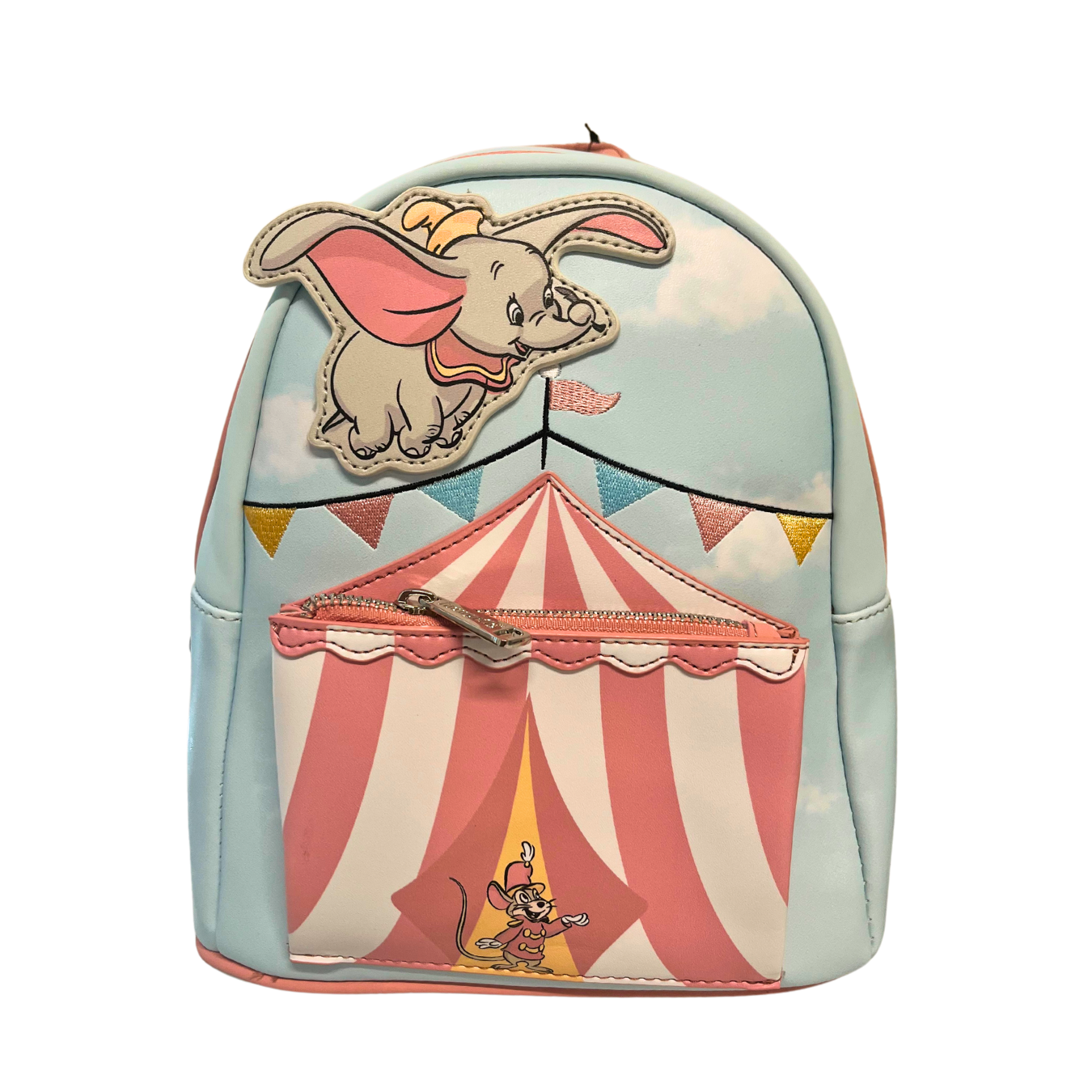 Loungefly Disney Dumbo Circus Tent Mini Backpack DEFECTIVE 492