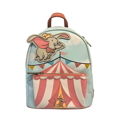 Loungefly Disney Dumbo Circus Tent Mini Backpack DEFECTIVE #494