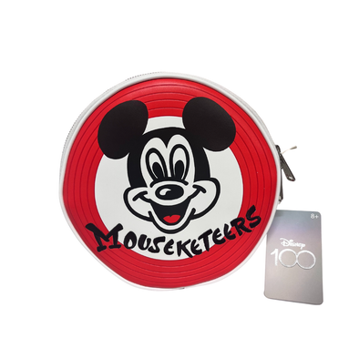 Loungefly Disney D100 Mickey Mouseketeers Earholder Drum Crossbody DEFECTIVE #446