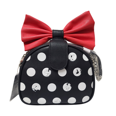 Loungefly Disney Minnie Mouse Big Red Bow Crossbody DEFECTIVE #571