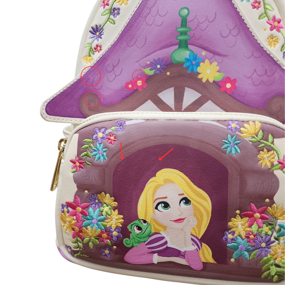 Loungefly Disney Tangled Tower Mini DEFECTIVES