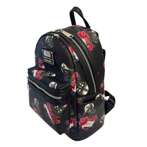 Loungefly Star Wars Darth Vader AOP Tattoo Mini Backpack DEFECTIVES