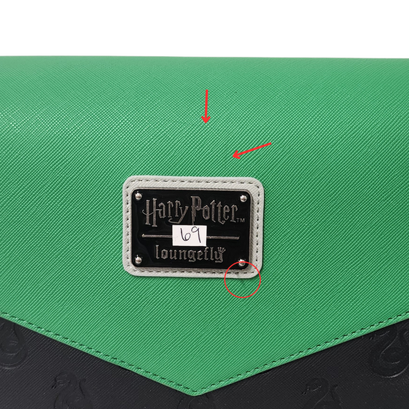 Loungefly Harry Potter Slytherin Crossbody DEFECTIVE #69