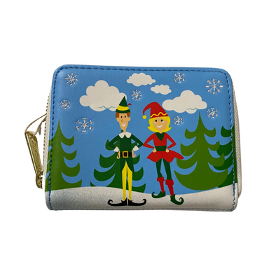 Loungefly Elf Buddy and Friends Zip Around Wallet DEFECTIVE #12
