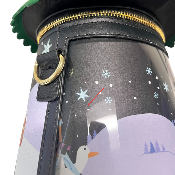Loungefly Disney Nightmare Before Christmas Spinning Carousel Christmas Town Crossbody DEFECTIVE #415