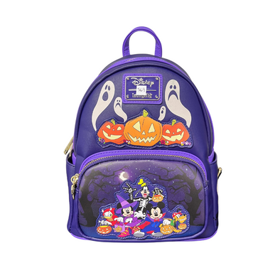 Modern Pinup Exclusive Loungefly Disney Mickey and Friends Halloween Mini Backpack DEFECTIVE #569