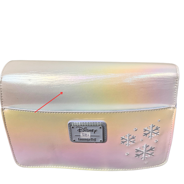 Loungefly Disney Mickey and Friends Winter Wonderland Crossbody DEFECTIVE #581