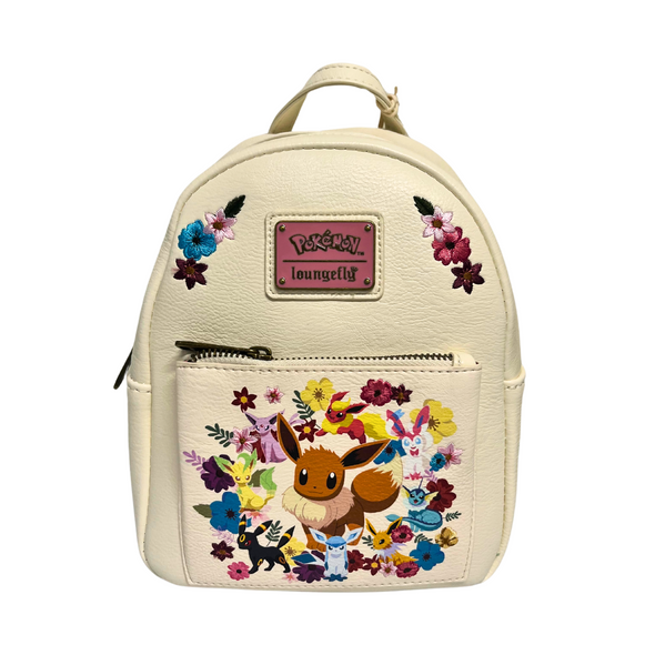 Loungefly Pokemon Eevee Floral Small Mini Backpack DEFECTIVES