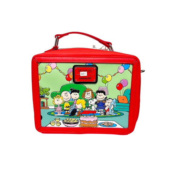 Loungefly Peanuts Lunchbox Crossbody DEFECTIVE #601
